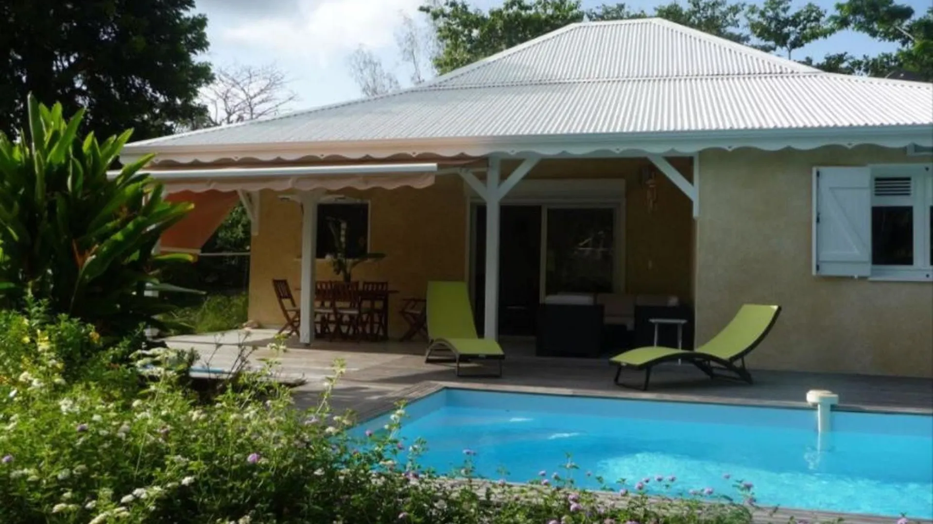 Villa La Creolie With 3 Bedrooms In Saint-Francois, With Private Pool,